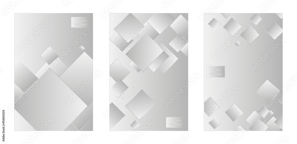 Fototapeta premium Set of cover background