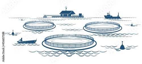 Growing fish industry