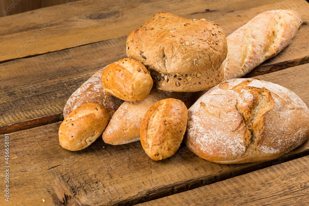 Close-up of traditional bread