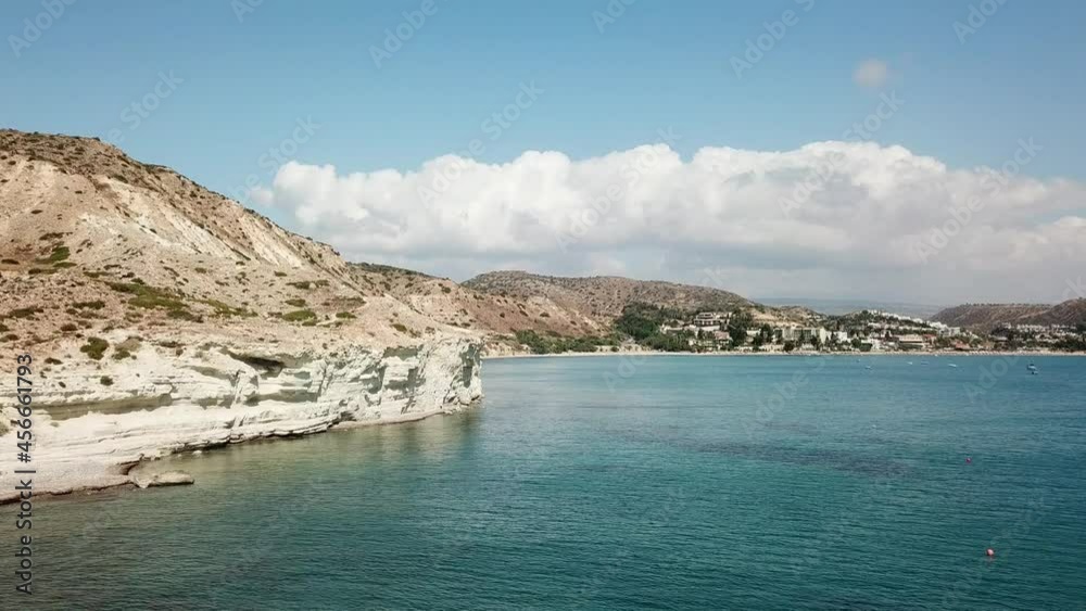 Aerial view of Kourion beach. Limassol. Republic of Cyprus. Aerial view of Kourion beach. Limassol. Republic of Cyprus.