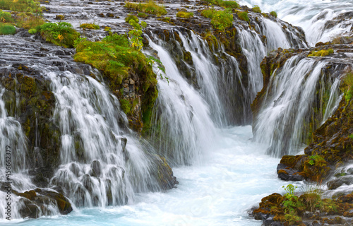 Bruarfoss waterfall  Iceland