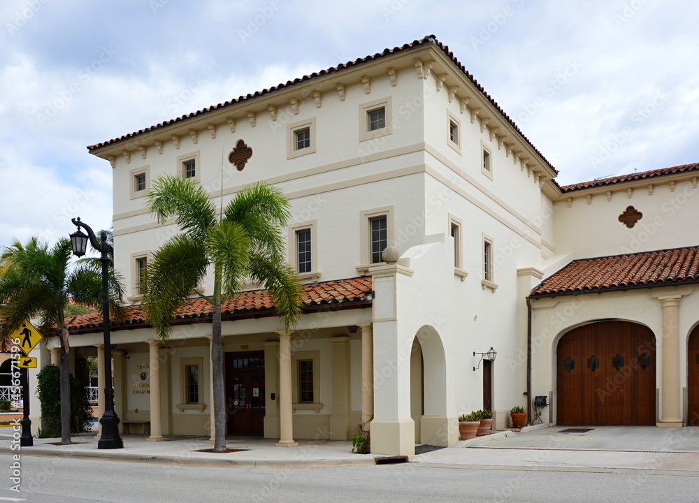 Historisches Bauwerk in der Downtown von West Palm Beach am Atlantik, Florida