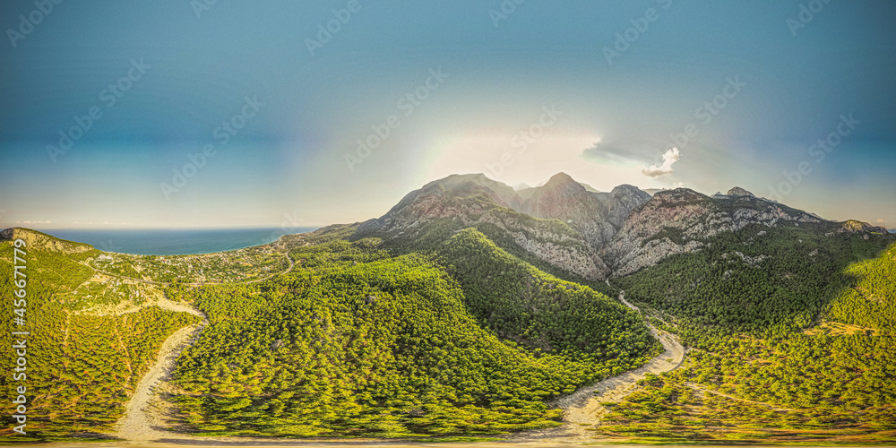 Obraz premium Beldibi resort village in Turkey 360