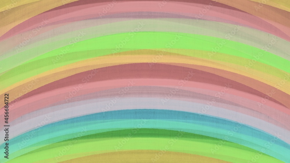 Obraz premium Abstract painting art with rainbow paint brush for presentation, website background, banner, wall decoration, or t-shirt design