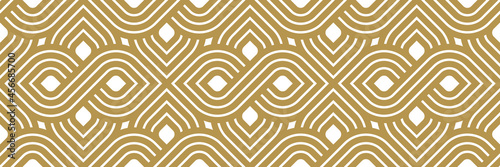 Geometric seamless pattern, vector trendy vintage tiling endless background, geometrical decorative grid.