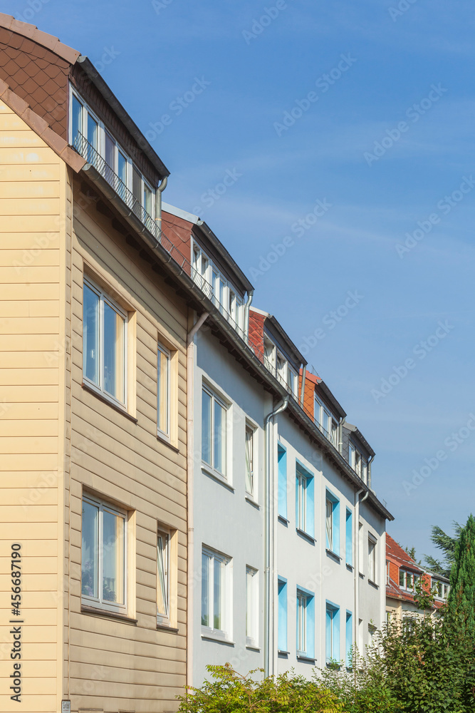 Wohngebäude, monotone Mehrfamilienhäuser, Bremen, Deutschland, Europa