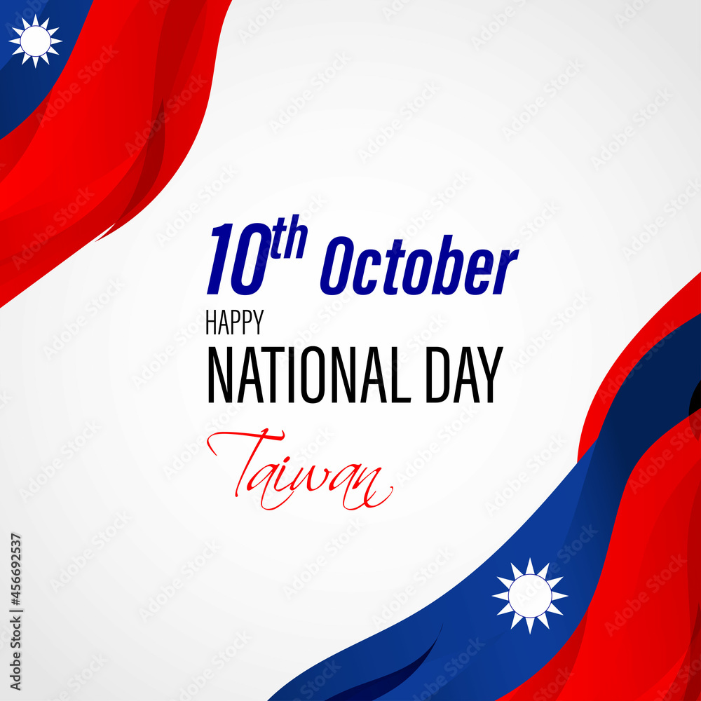 vector illustration for Taiwan National day-10 october