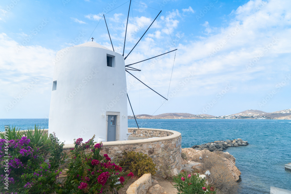 Windmill of Paros island