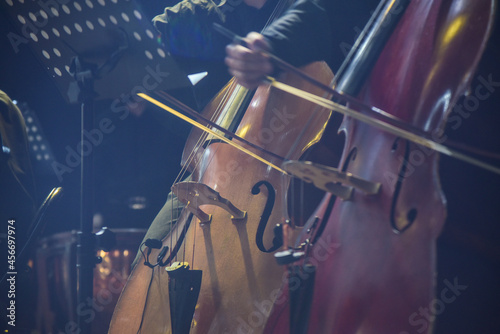 concert of classical music, violin