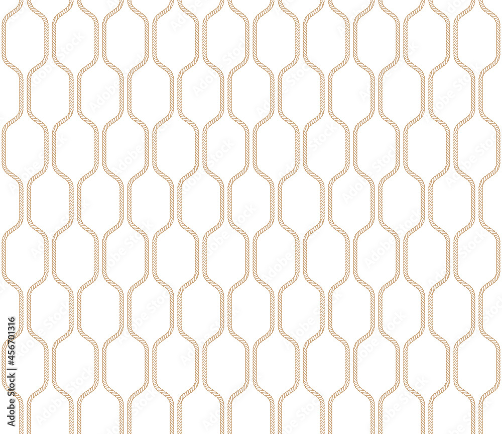 Vector ropes, fishing texture, seamless. White background Vector ropes, fishing texture, seamless. White background