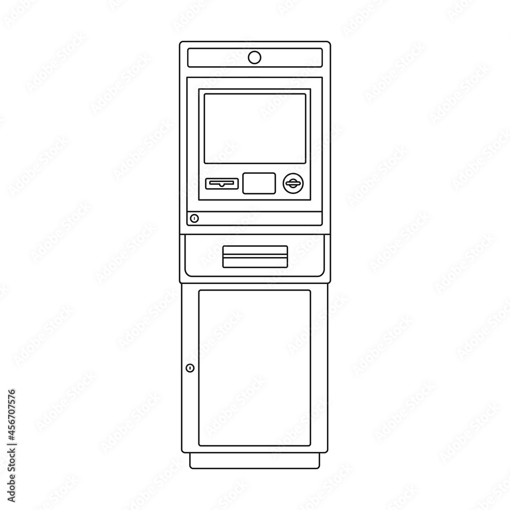 Terminal vector icon.Outline vector icon isolated on white background terminal. Terminal vector icon.Outline vector icon isolated on white background terminal.