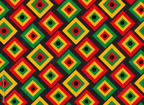 Black history month seamless Pattern, repeating texture. Background wallpaper or paper. Vector illustration