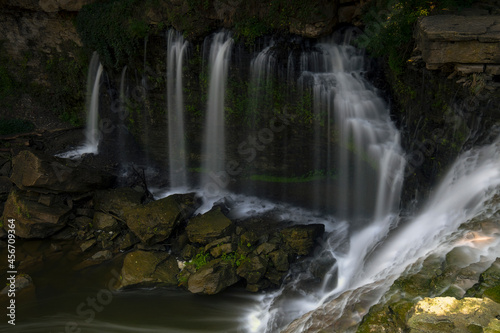 Majestic and beautiful waterfalls of the Niagara region in Ontario Canada.  Featuring scenic landscapes of Decew Falls  Beamer Falls  Rockway Falls  and Balls Falls.