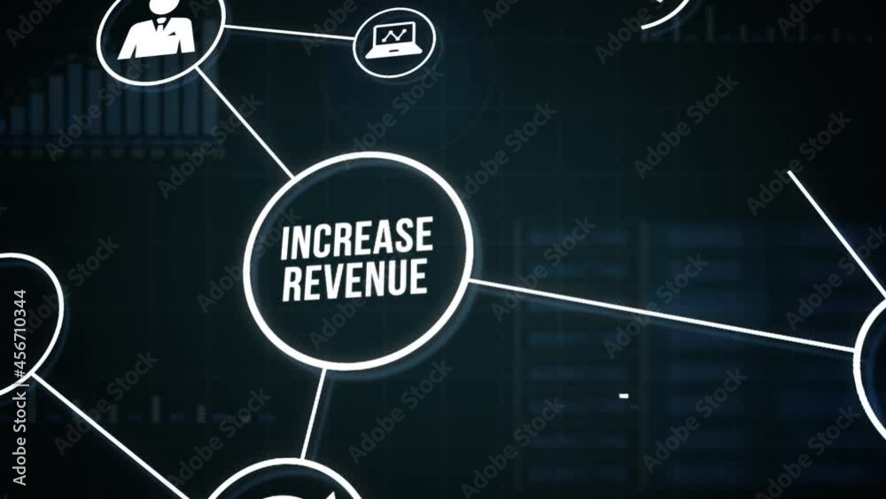 Internet, business, Technology and network concept. Increase revenue concept Internet, business, Technology and network concept. Increase revenue concept