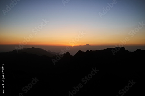 Sunset on the mountain © Manuel