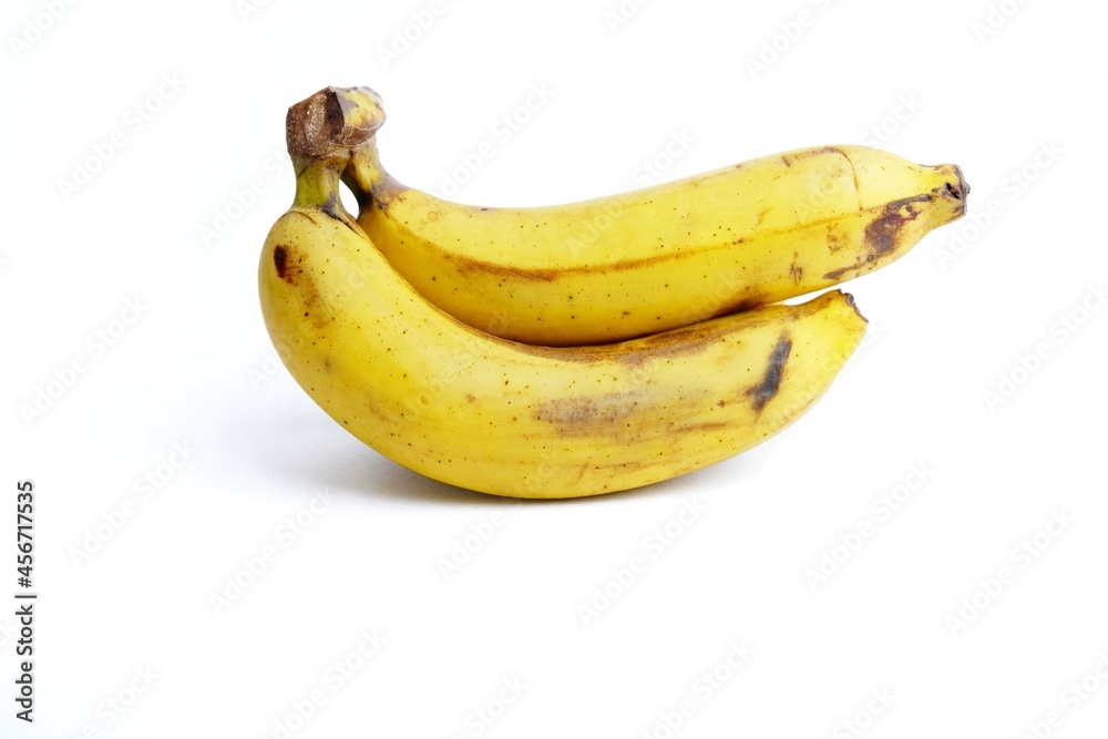 bananas isolated on white