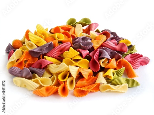 tasty,natural coloured pasta close up