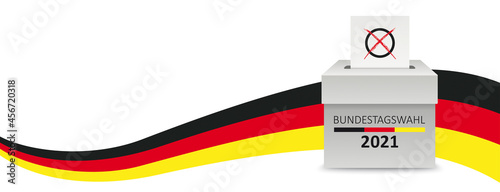 Bundestagswahl 2021 Wahlurne