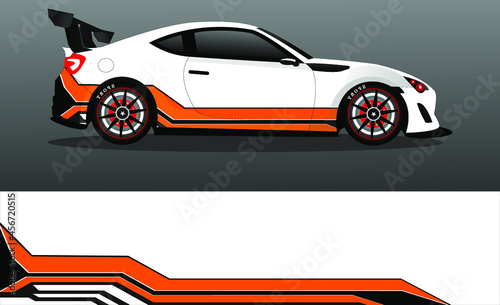 car wrap abstract racing graphic background for vinyl wrap and stickers