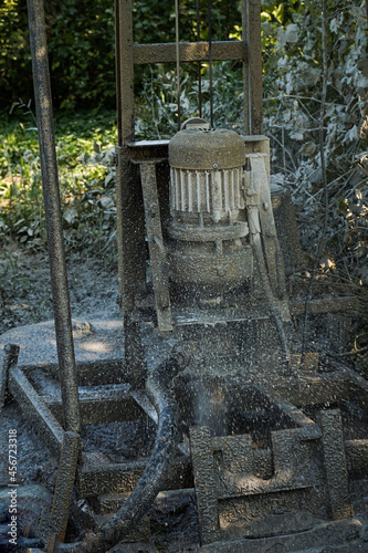 Drilling an artesian well on the territory of a private house