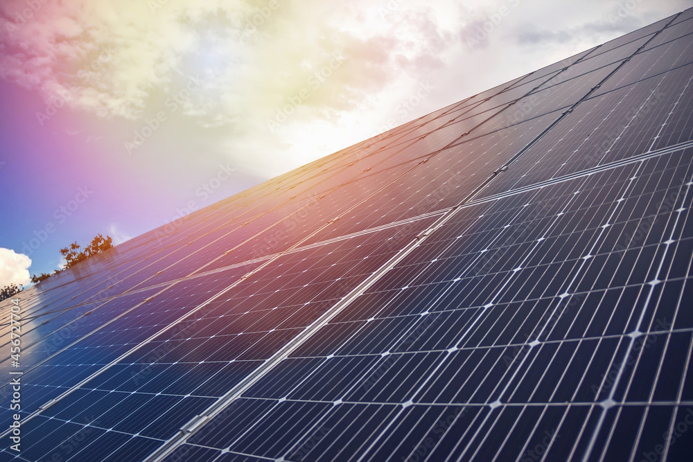 Solar panel texture background Solar panel. solar panel close up, new