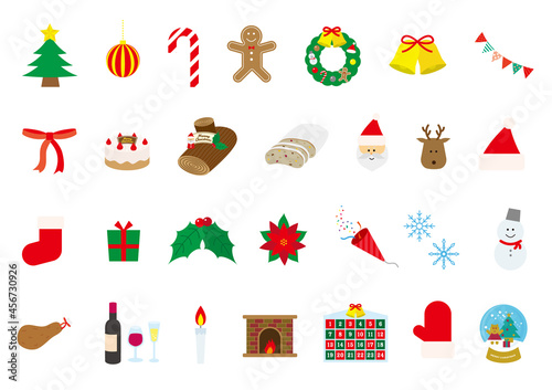 クリスマスのイラストセット