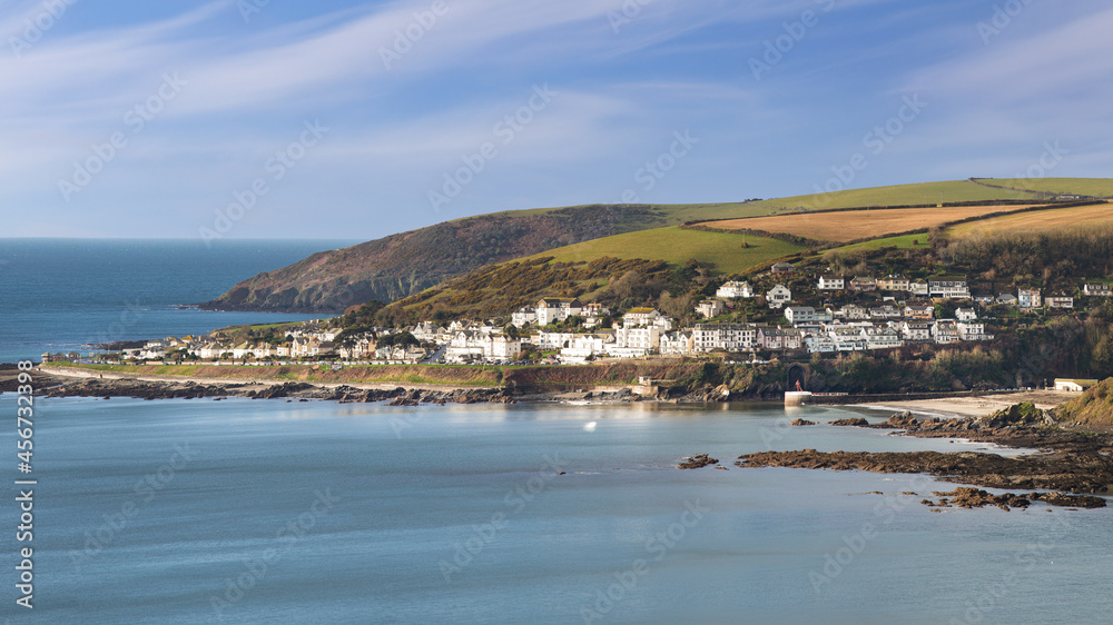Hannafore West Looe Cornwall in the morning sun Hannafore West Looe Cornwall in the morning sun