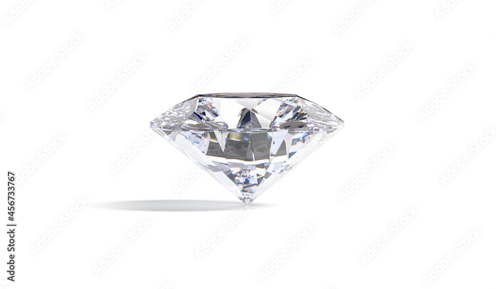 Blank sparkle diamond jewel mock up stand, front view Blank sparkle diamond jewel mock up stand, front view