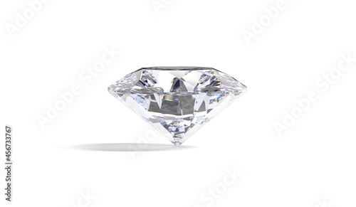 Blank sparkle diamond jewel mock up stand  front view