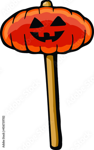 jack o lantern pumpkin sucker | Halloween hard candy 