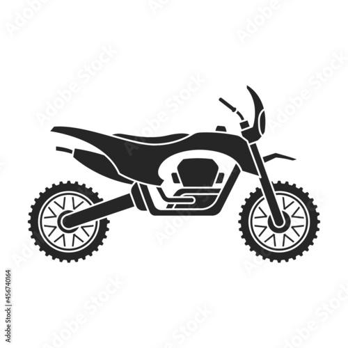 Motorcycle vector icon.Black vector icon isolated on white background motorcycle.