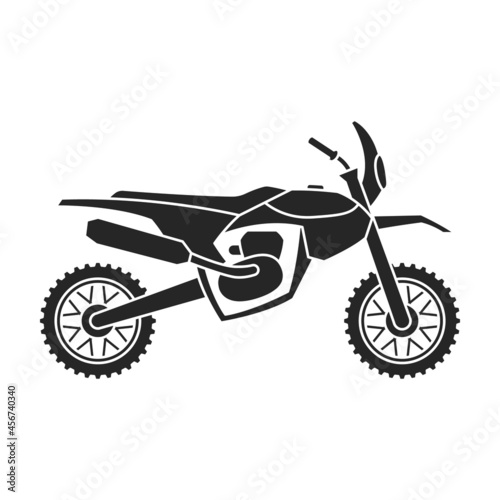 Motorcycle vector icon.Black vector icon isolated on white background motorcycle.