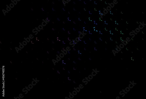 Dark Multicolor vector layout with flat lines.