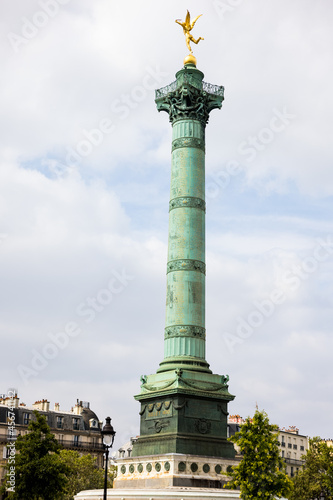 July Column in Bastille Square in Paris, France photo