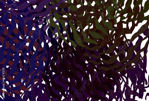 Dark Green, Red vector layout with wry lines.