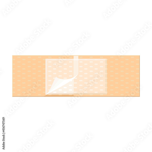 Bandage vector cartoon icon. Vector illustration bandage on white background. Isolated cartoon illustration icon of band .