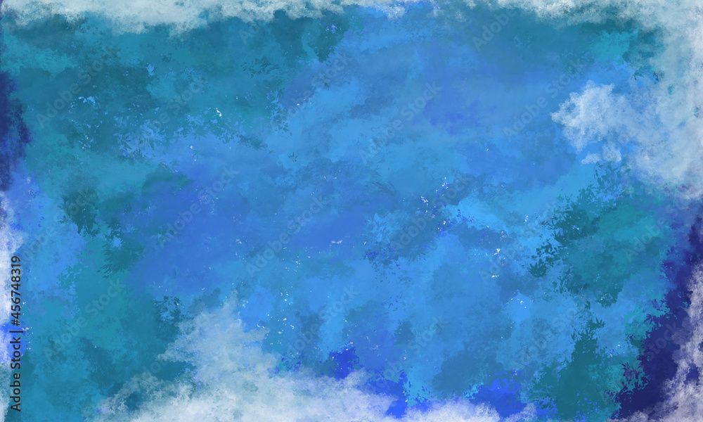 Abstract blue background. Sea background. Winter abstraction.
