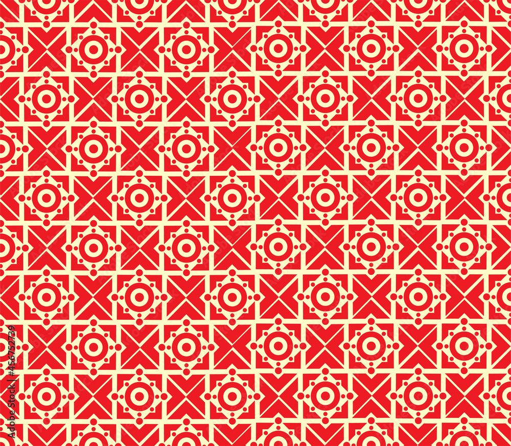 Fototapeta premium abstract artistic creative red seamless pattern