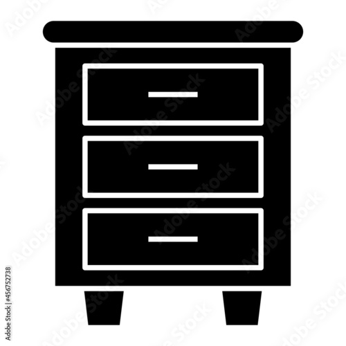 Vector Drawers Glyph Icon Design