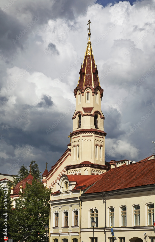 Church of St. Nicholas in Vilnius. Lithuania