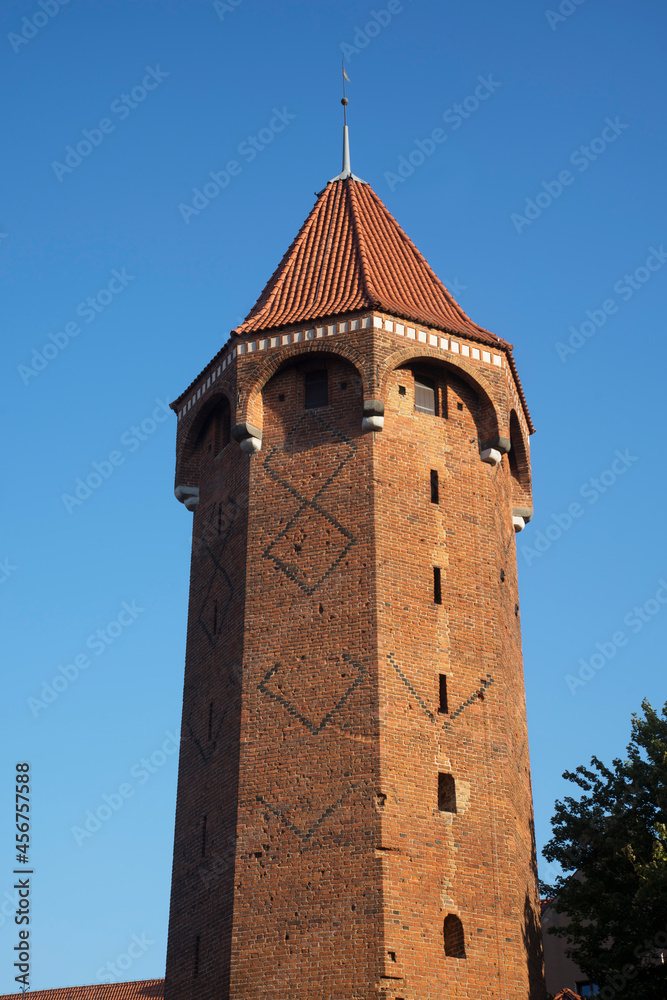 Saint Hyacinth tower in Gdansk. Poland