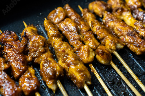 homemade chicken satay