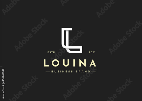 Minimalist letter L logo design template, Vector illustrations