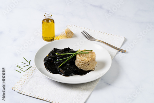 Spanish black typical food