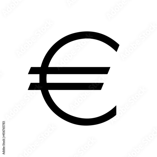 Euro sign icon. Euro sign. Euro symbol. Euro currency symbol. Euro SVG icon.