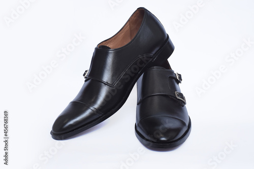 pair of black shoes