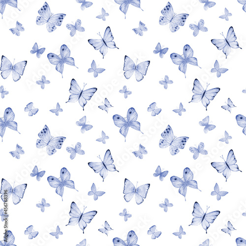 Seamless botanical summer p...