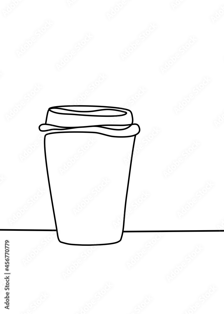 One continuous line drawing, cheering, holding a glass One continuous line drawing, cheering, holding a glass