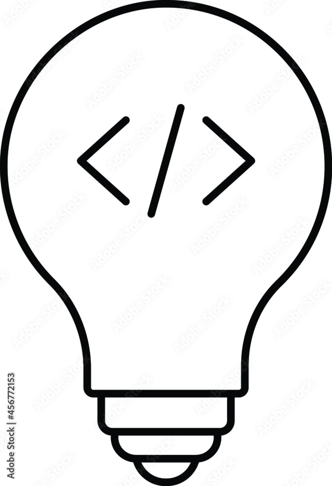 Coding Bulb Isolated Vector icon which can easily modify or edit
Coding Bulb Isolated Vector icon which can easily modify or edit