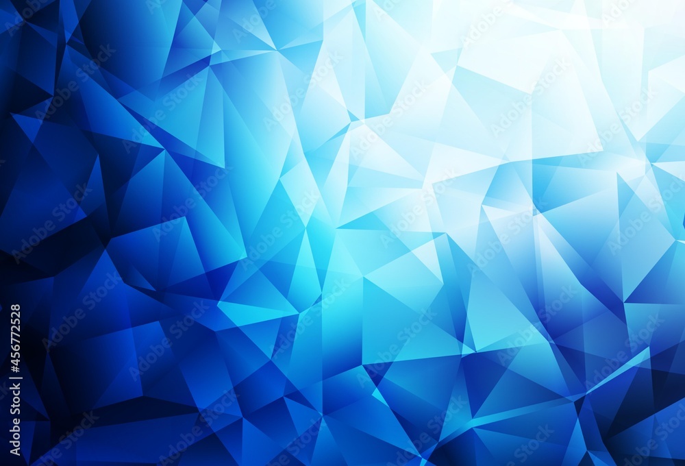 Dark BLUE vector abstract mosaic pattern. Dark BLUE vector abstract mosaic pattern.